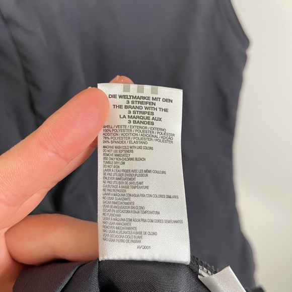 Adidas Women's Adidas Full Zip Vest Vintage Size M - Picture 15 of 15